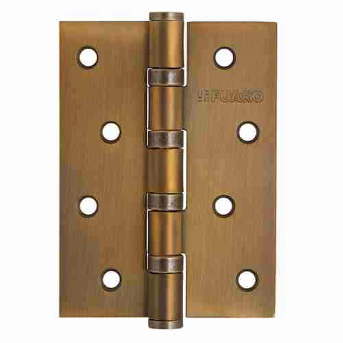 Комплект 2 шт. - Петля дверная универсальная стальная Fuaro 4BB 100x75x2,5 CF кофе